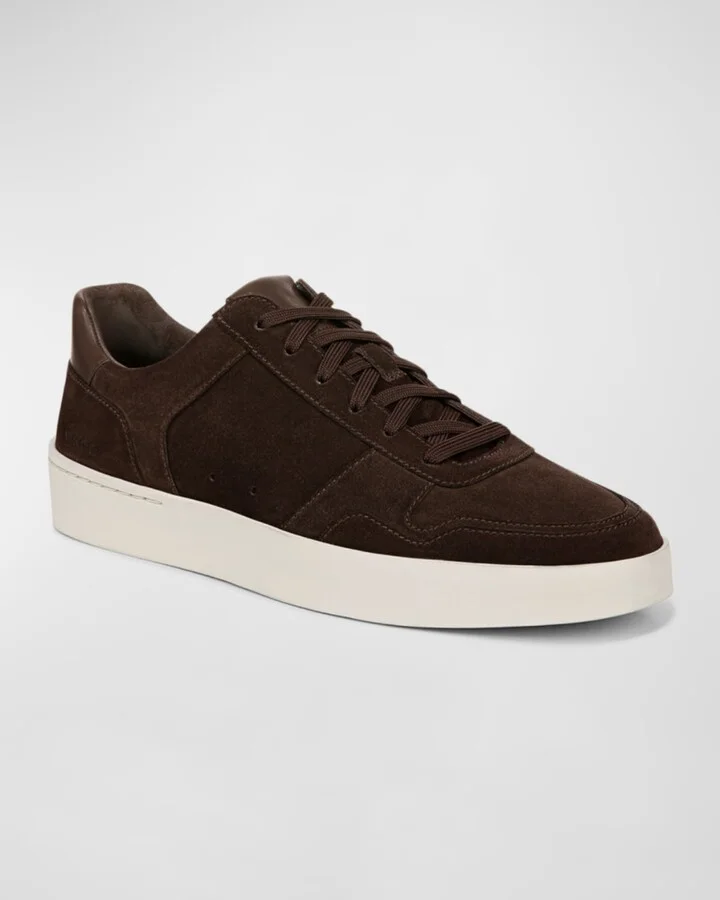 Men's Peyton Suede Low-Top Sneakers - Image 4