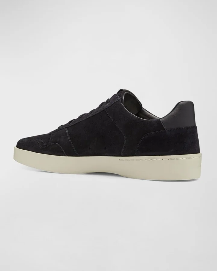 Men's Peyton Tonal Suede Low-Top Sneakers - Image 2