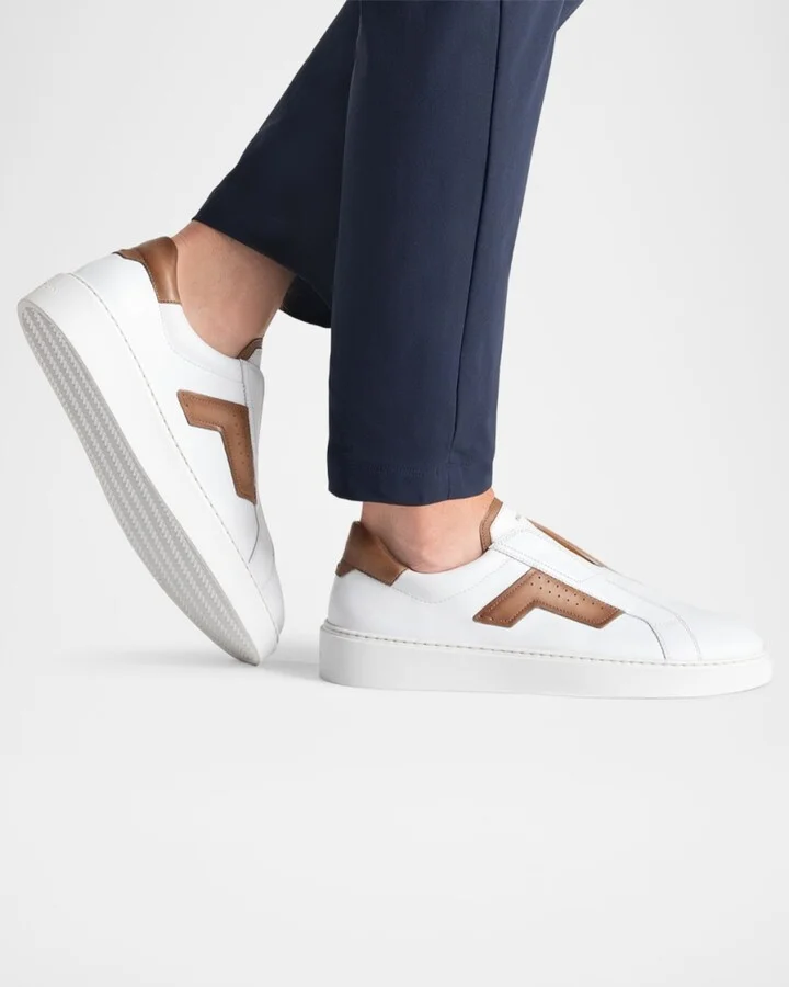 Men's Phoenix Leather Slip-On Sneakers - Image 6