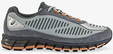 Mens Piedmont Grey Gel-Quantum 360 I Amp Mesh and Suede Low-Top Trainers Eur 43.5 / 9.5 Uk Men