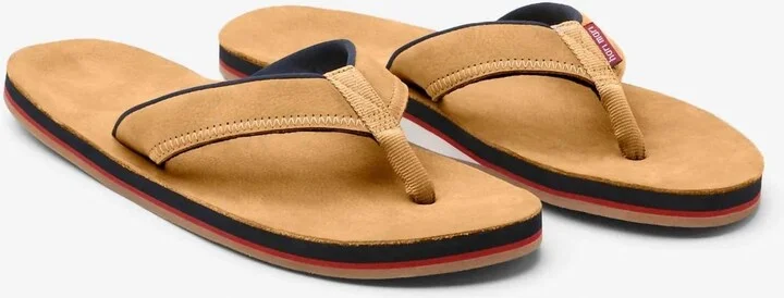 Men's Pier Flip Flops In Tan