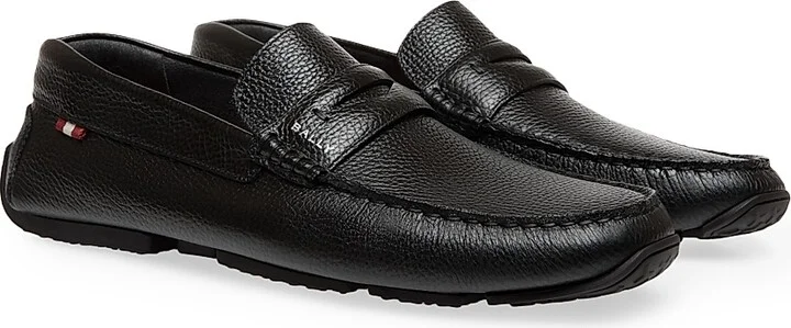 Men's Pilot Pavlos Leather Driving Loafers - Black - Size 12 - Image 2