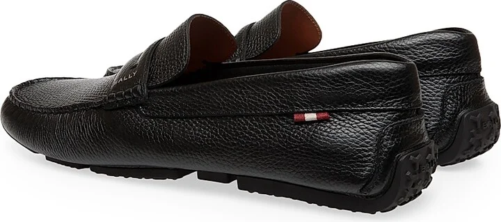 Men's Pilot Pavlos Leather Driving Loafers - Black - Size 12 - Image 3
