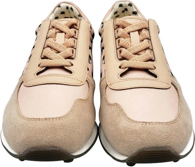Men's Pink Gavino Consumers Nylon / Leather / Suede Lace up Sneaker (11 EU / 12D US) - Image 3