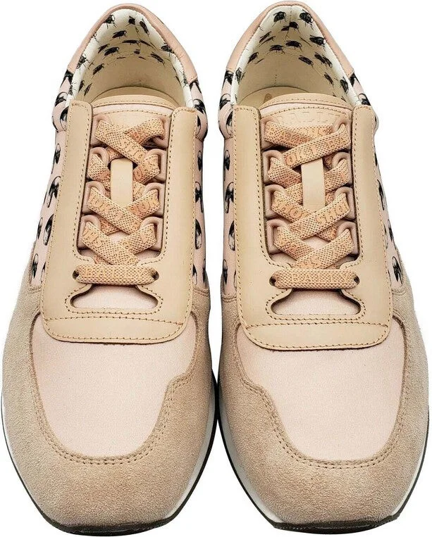 Men's Pink Gavino Consumers Nylon / Leather / Suede Lace up Sneaker (11 EU / 12D US) - Image 4