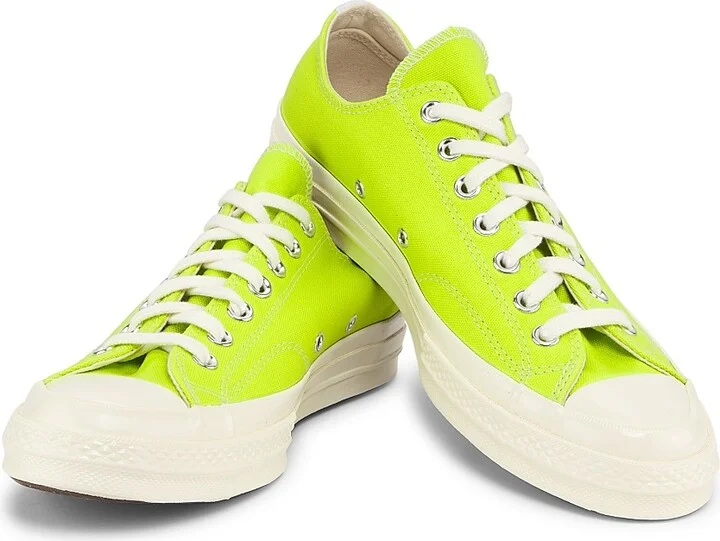 Men's Play Converse Low-Top Sneakers - Green - Size 5 - Image 2