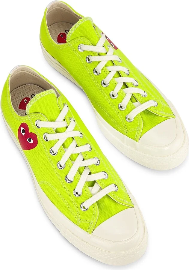 Men's Play Converse Low-Top Sneakers - Green - Size 5 - Image 4