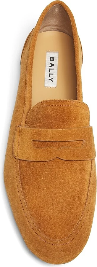 Men's Pleven Suede Penny Loafers - Deserto - Size 11 - Image 4