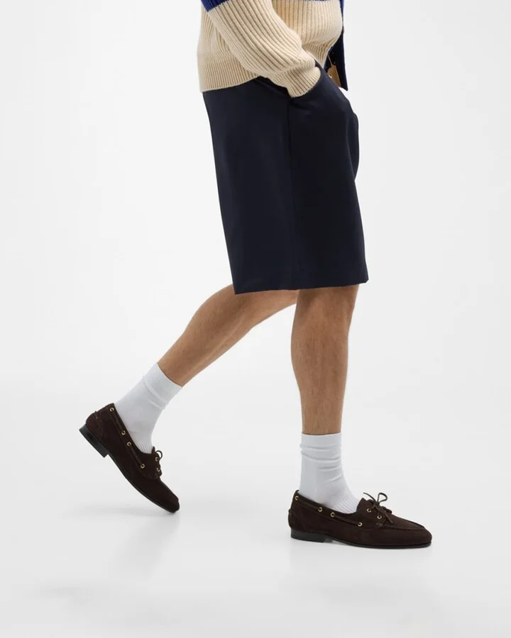 Men's Plume Leather Boat Shoes - Image 4