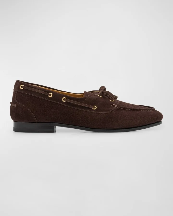 Men's Plume Leather Boat Shoes