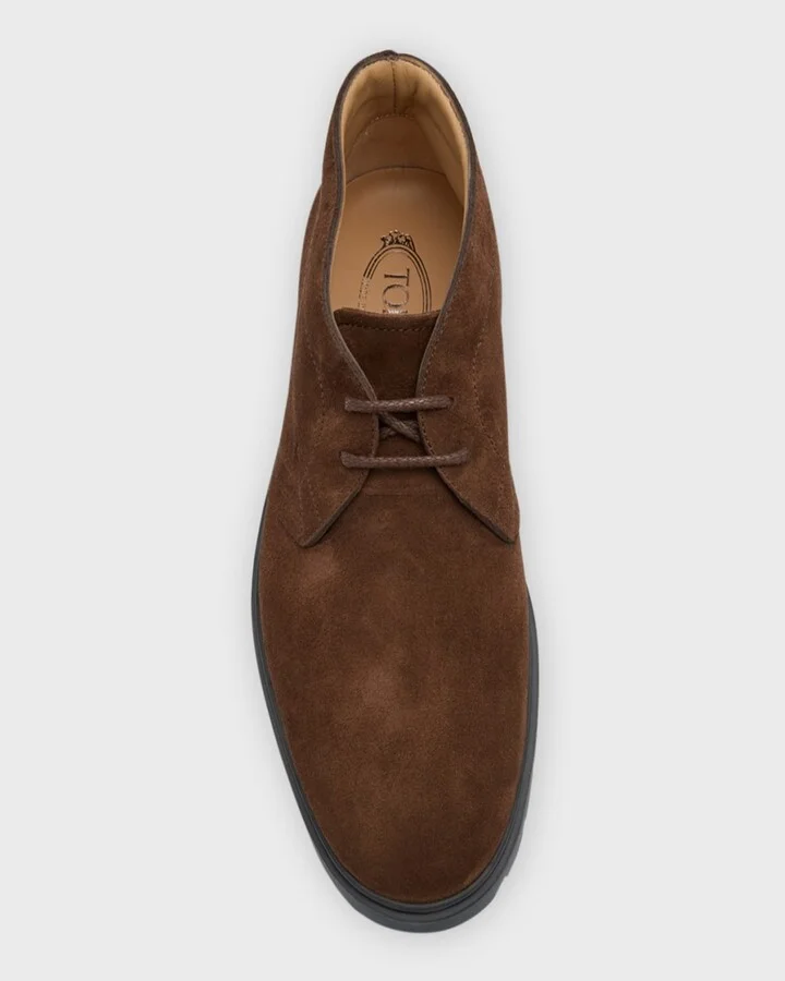 Men's Polacco Ibrido Estivo Suede Chukka Boots - Image 9