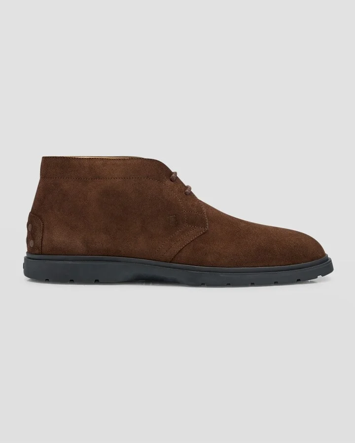 Men's Polacco Ibrido Estivo Suede Chukka Boots