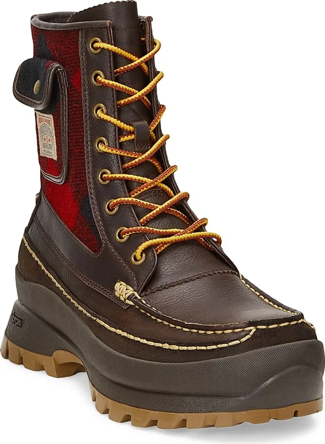 Men's Polo Country Leather Boots - Chocolate - Size 7 - Image 2