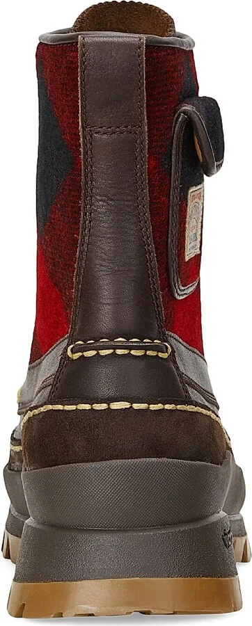 Men's Polo Country Leather Boots - Chocolate - Size 7 - Image 4