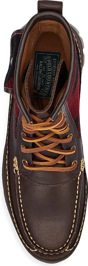 Men's Polo Country Leather Boots - Chocolate - Size 7 - Image 5