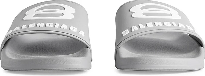 Men's Pool Slide Sandals - Black - Size 7 - Image 11
