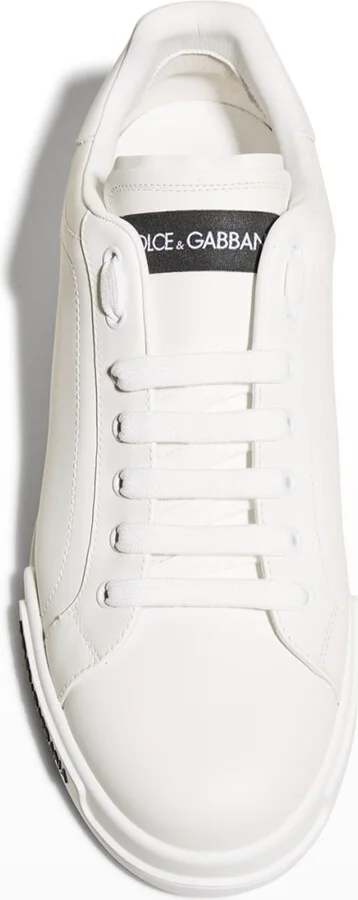 Men's Portofino Calf Leather Low-Top Sneakers - Image 5