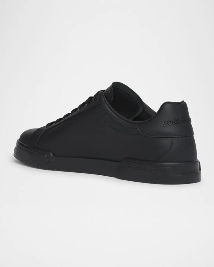 Men's Portofino Calfskin Low-Top Sneakers - Image 5
