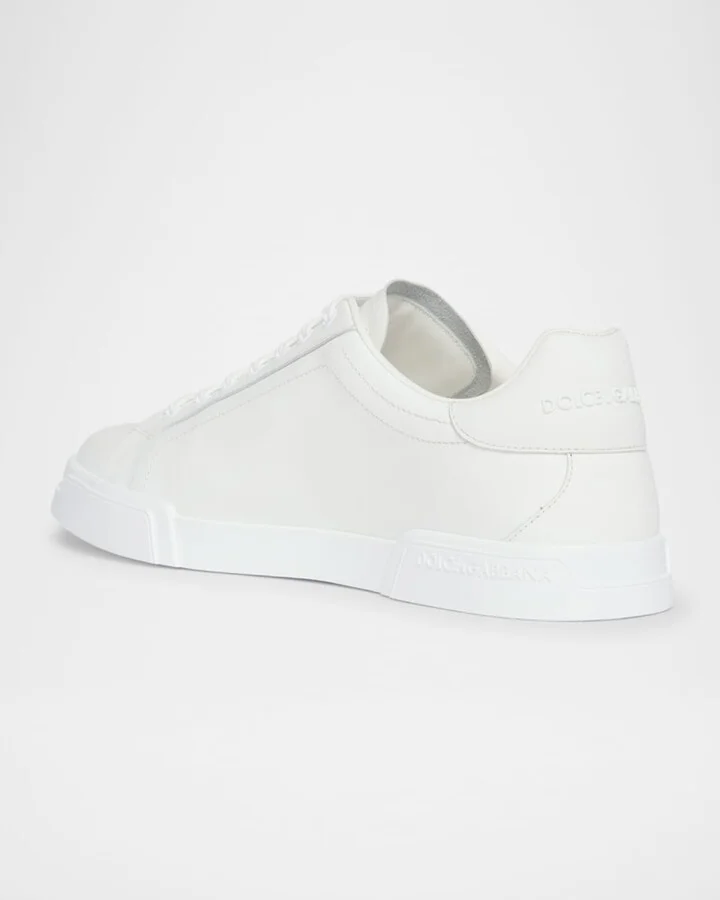 Men's Portofino Calfskin Low-Top Sneakers - Image 8
