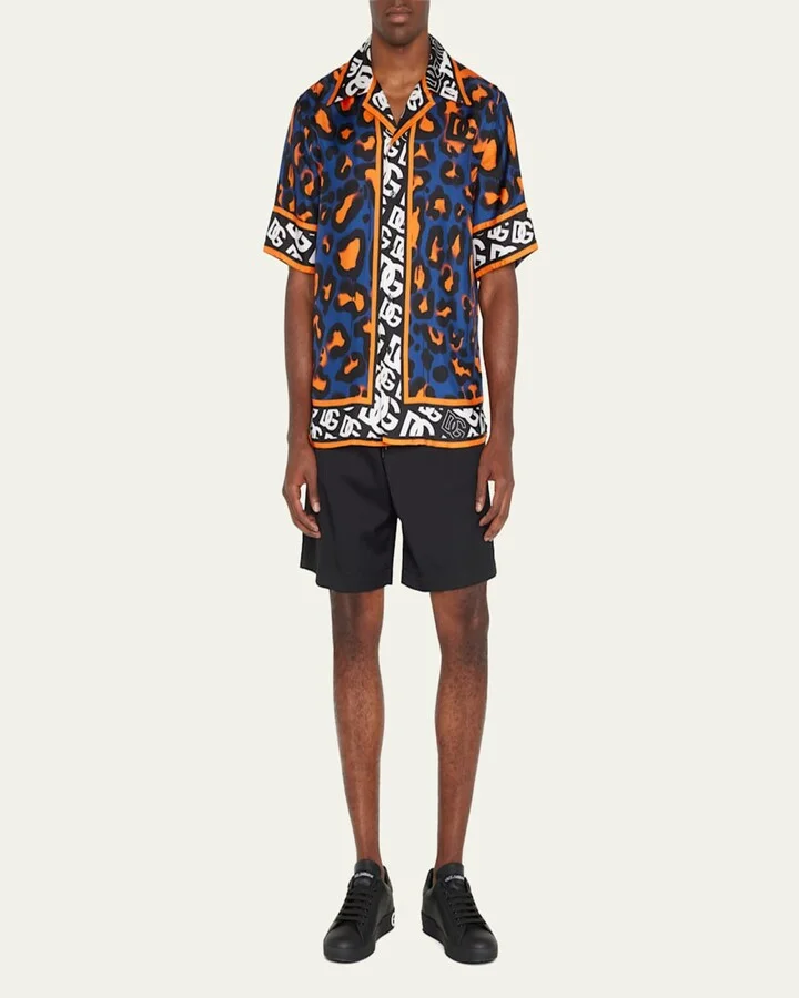 Men's Portofino Leather Low-Top Sneakers - Image 4