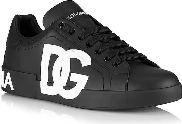 Men's Portofino Logo Sneakers - Nero - Size 6 - Image 2