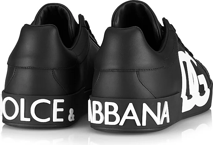 Men's Portofino Logo Sneakers - Nero - Size 6 - Image 3