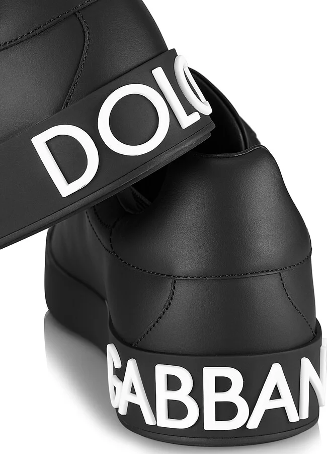 Men's Portofino Logo Sneakers - Nero - Size 6 - Image 6