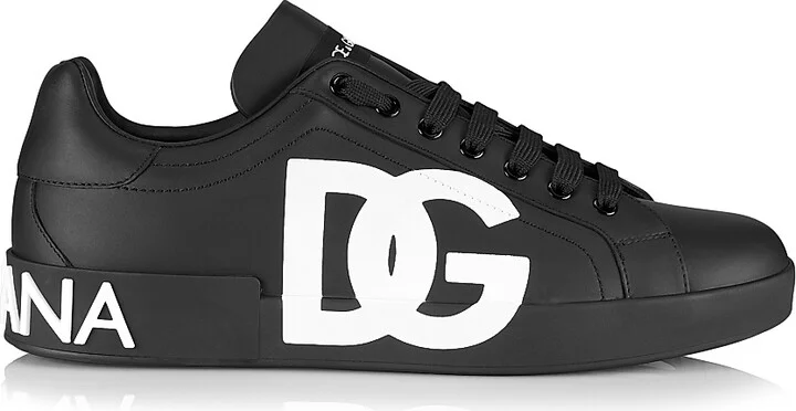 Men's Portofino Logo Sneakers - Nero - Size 6