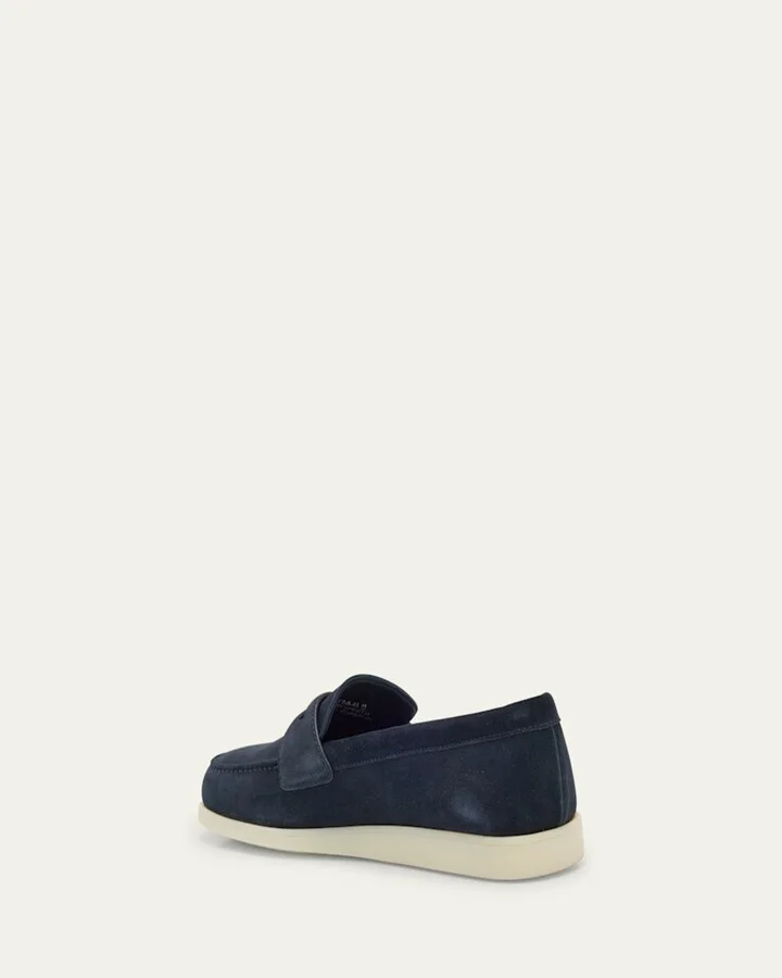 Men's Portsmouth Suede Penny Loafers - Image 2