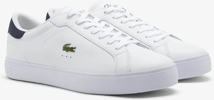 Men's Powercourt Graphic Leather Sneakers - Image 3