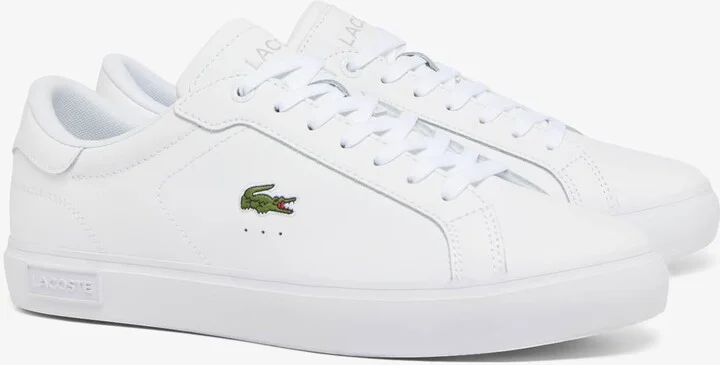 Men's Powercourt Leather Sneakers - Image 4