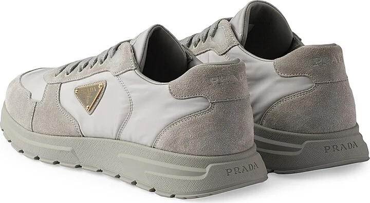 Men's Prax 2.0 Re-Nylon and Suede Sneakers - Blue - Size 6 - Image 10