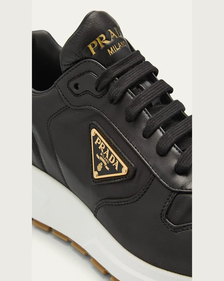 Men's Prax Napa Leather Low-Top Sneakers - Image 2