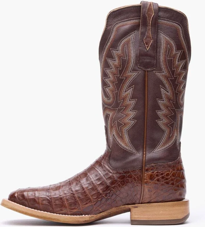 Men's PRCA Collection Caiman Belly Western Boot - Image 5