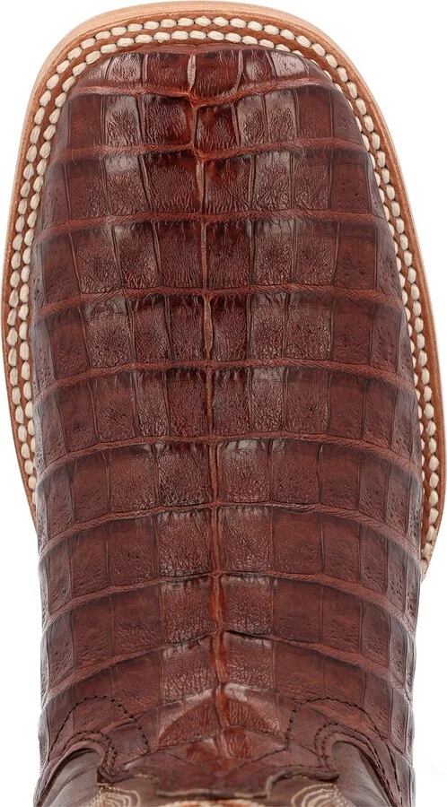 Men's PRCA Collection Caiman Belly Western Boot - Image 6