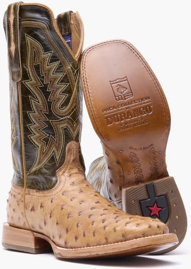 Men's PRCA Collection FullQuill Ostrich Western Boot - Image 2