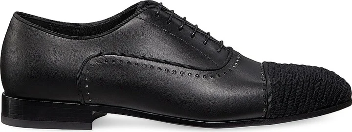 Men's Premiere Party Leather Oxfords - Black - Size 10