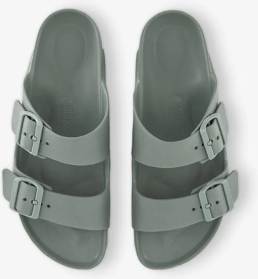 Mens Pure Sage Eva Arizona Two-Strap Moulded Sandals Eur 44.5 / 10.5 Uk Men - Image 2