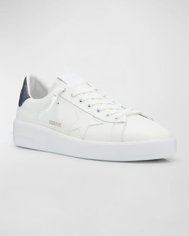 Men's Pure Star Leather Low-Top Sneakers - Image 2
