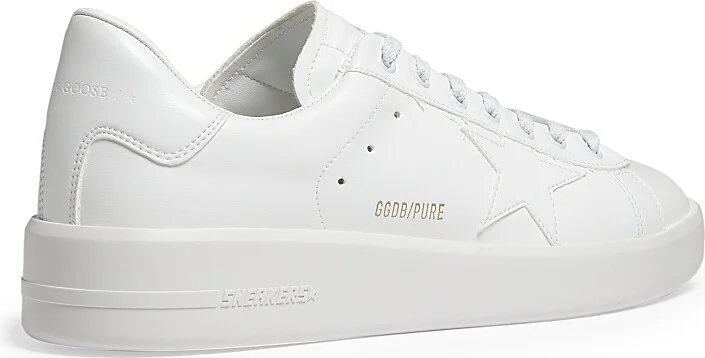 Men's Pure Star Low-Top Sneakers - Optic White - Size 8 - Image 3