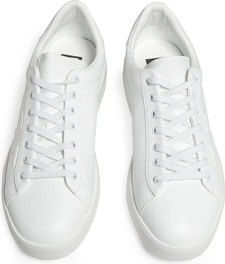 Men's Pure Star Low-Top Sneakers - Optic White - Size 8 - Image 4