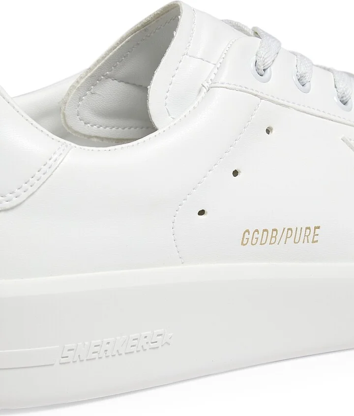 Men's Pure Star Low-Top Sneakers - Optic White - Size 8 - Image 5