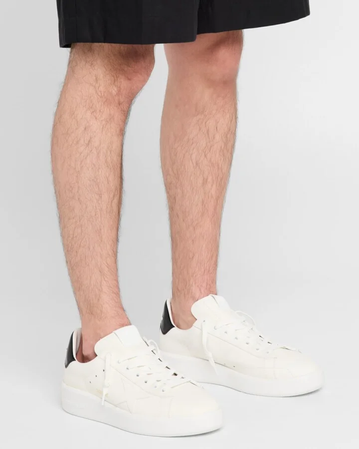 Men's Purestar Leather Low-Top Sneakers - Image 3