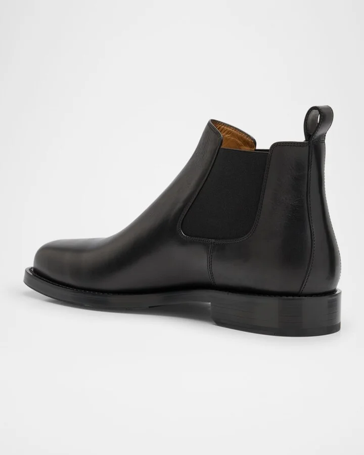 Men's QU108 Leather Chelsea Boots - Image 5