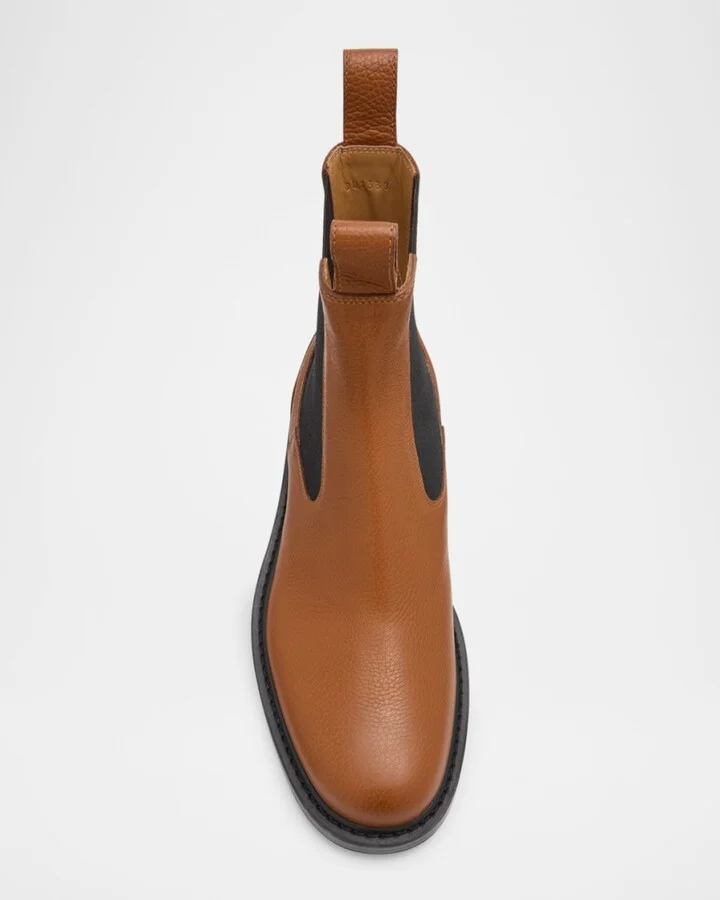 Men's QU110 Leather Chelsea Boots - Image 2