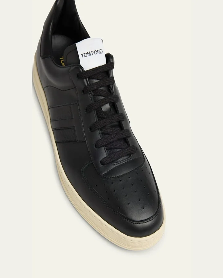 Men's Radcliffe Smooth Leather Low-Top Sneakers - Image 10