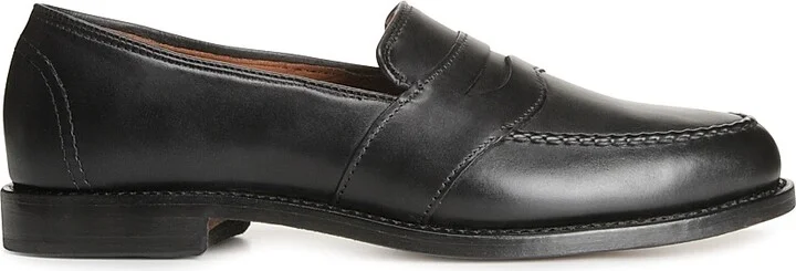 Men's Randolph Classic Leather Loafers - Black - Size 9.5