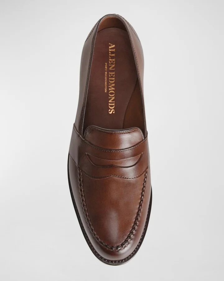 Men's Randolph Leather Penny Loafers - Image 10