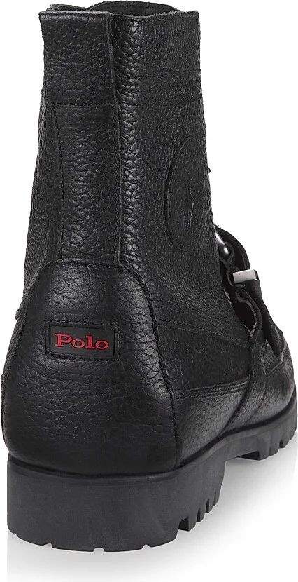 Men's Ranger Tumbled Leather Boots - Black - Size 10 - Image 3