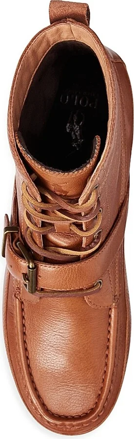 Men's Ranger Tumbled Leather Boots - Black - Size 10 - Image 10